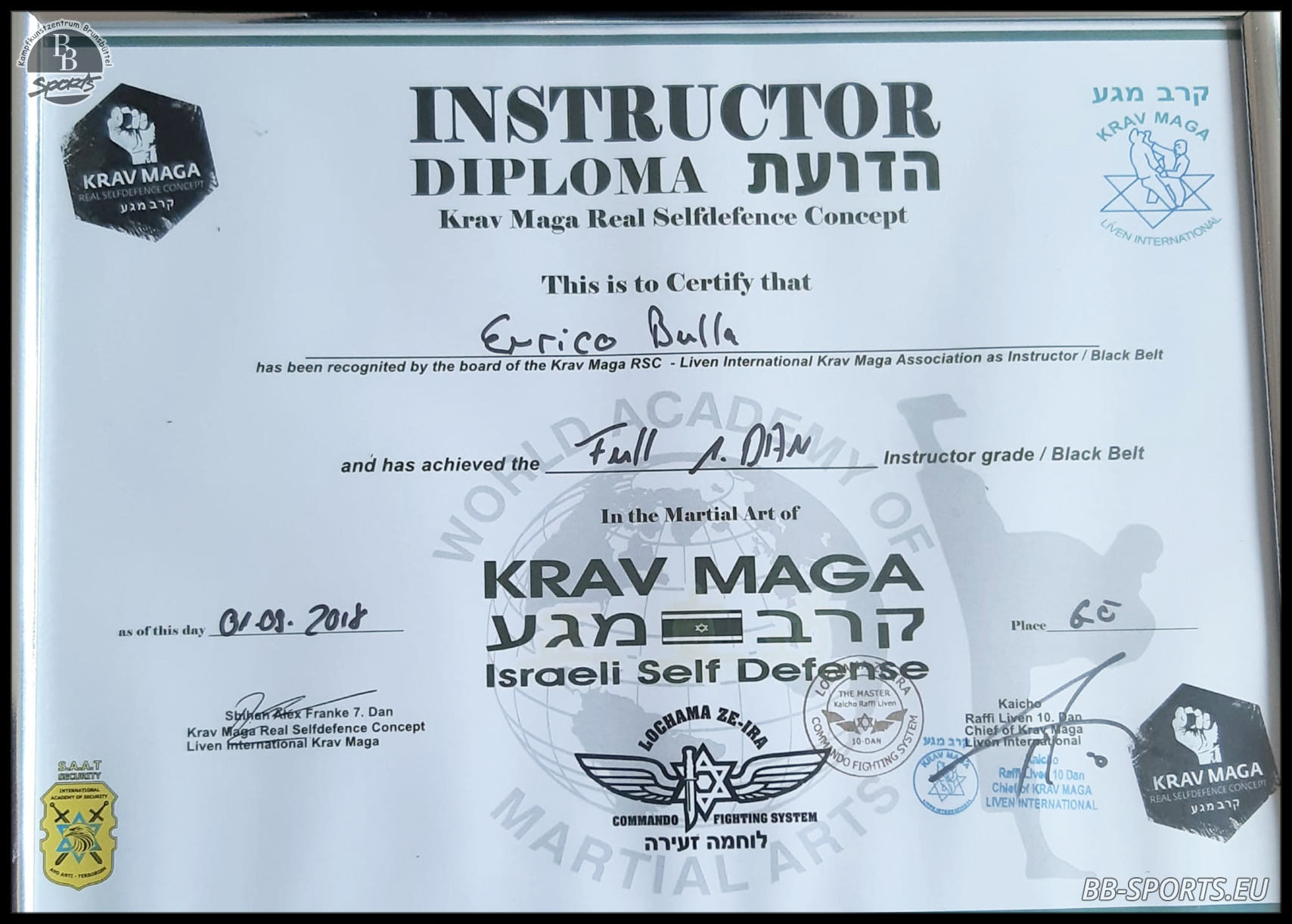 Krav Maga - Kampfkunst Zertifikat