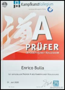 Prüfer A - Kampfkunst Zertifikat