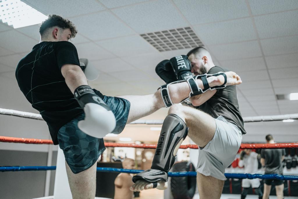Sparring Kickboxen - Wettkampf Vorbereitung